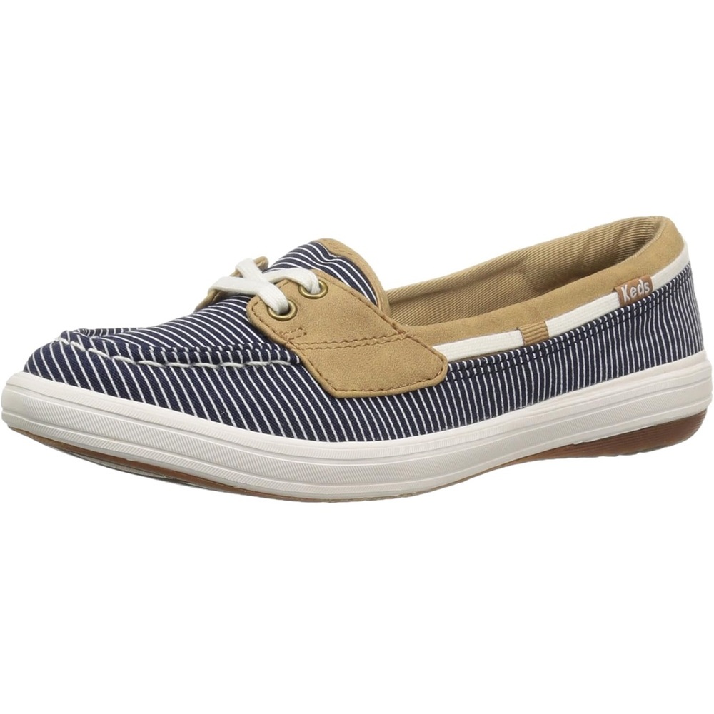 Keds Women's Glimmer Nautical Stripe Fashion Sneaker size 9